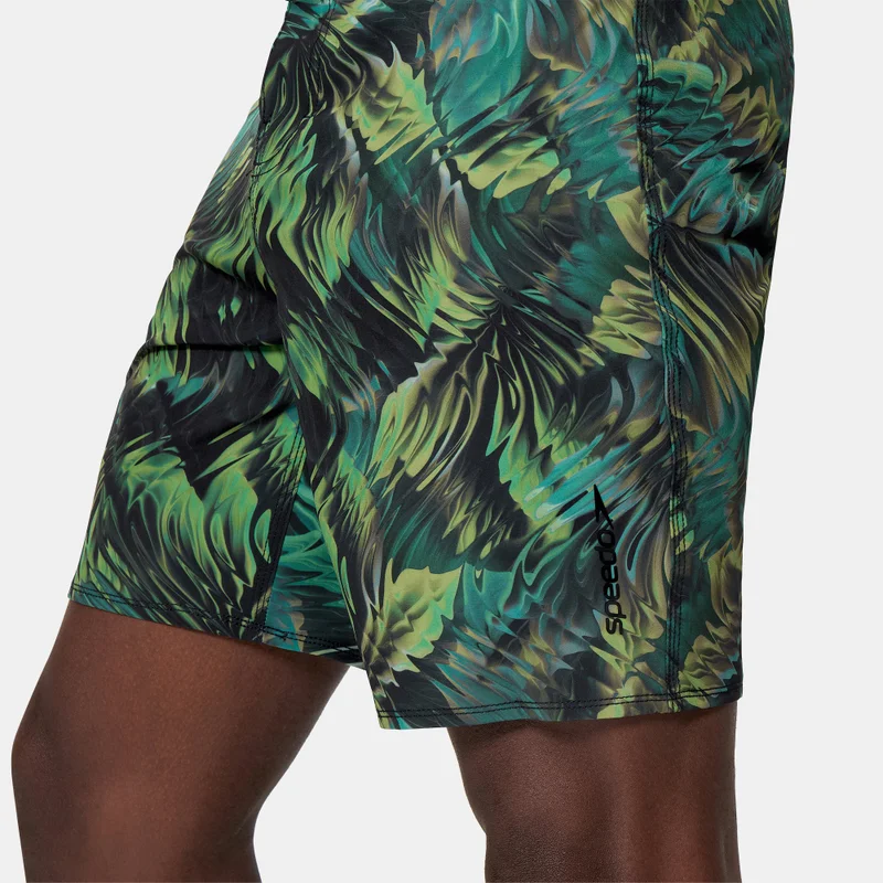 speedo Black Men's Lookout Printed Board Swimming Shorts for Men | Best Price UAE